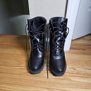 Platform Combat Boots